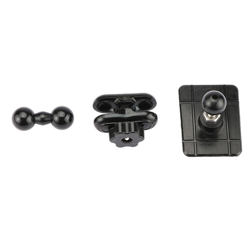 Автомобилен държач за телефон с аксесоар за шарнирна глава, лепилен монтаж, 1/4 инча към 17 мм шарнирна глава, обща съвместимост, за спортни камери