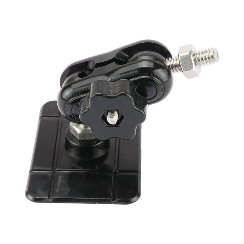 Автомобилен държач за телефон с аксесоар за шарнирна глава, лепилен монтаж, 1/4 инча към 17 мм шарнирна глава, обща съвместимост, за спортни камери