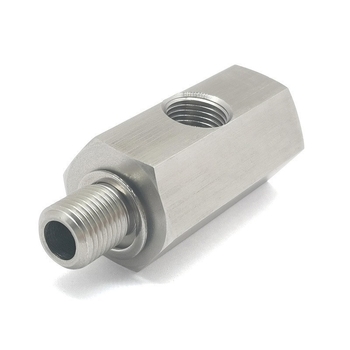 Nerđajući čelik turbokompresor adapter s bočnim priključkom, reduktor i konektor senzora tlaka ulja, 1/8NPT