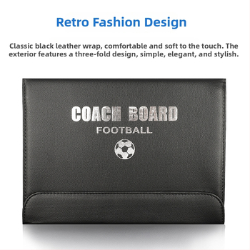 Futball taktikai tábla, összecsukható mágneses, PVC anyag, nyomtatott logó, licencelt magáncímke, csomag 30 db