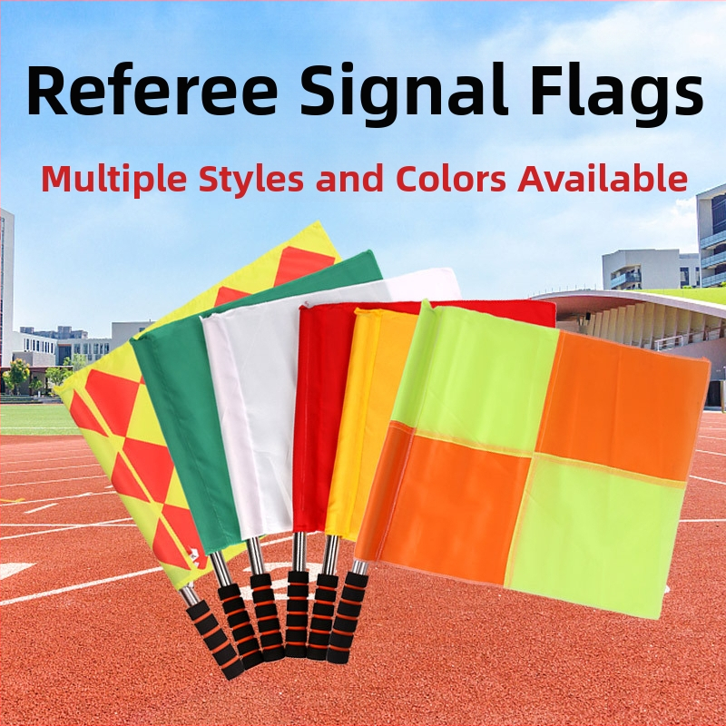 Štartovná vlajka pre atletiku - Tyč z nehrdzavejúcej ocele, Vlajka z látky, Rukoväť z peny, Model 5567, Možnosť súkromného značkovania