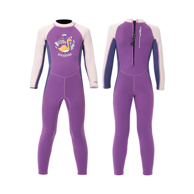 Dječji topli neoprenski wetsuit za ronjenje – materijal neoprén i najlon, održava toplinu, marka DIVE & SAIL, za sve sezone