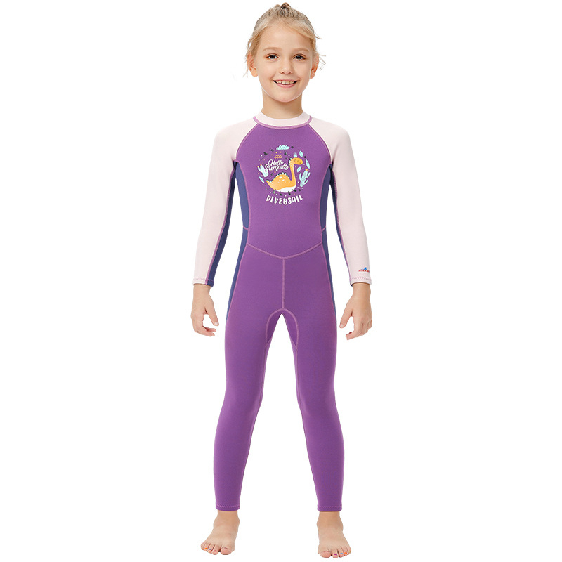 Dječji topli neoprenski wetsuit za ronjenje – materijal neoprén i najlon, održava toplinu, marka DIVE & SAIL, za sve sezone