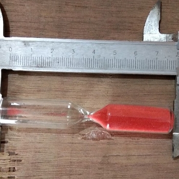 Пясъчен часовник за 1 минута, ръчно духано стъкло, модерен минималистичен дизайн, подходящ като рекламни подаръци