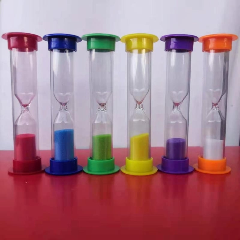 Пясъчен часовник за 1 минута, ръчно духано стъкло, модерен минималистичен дизайн, подходящ като рекламни подаръци