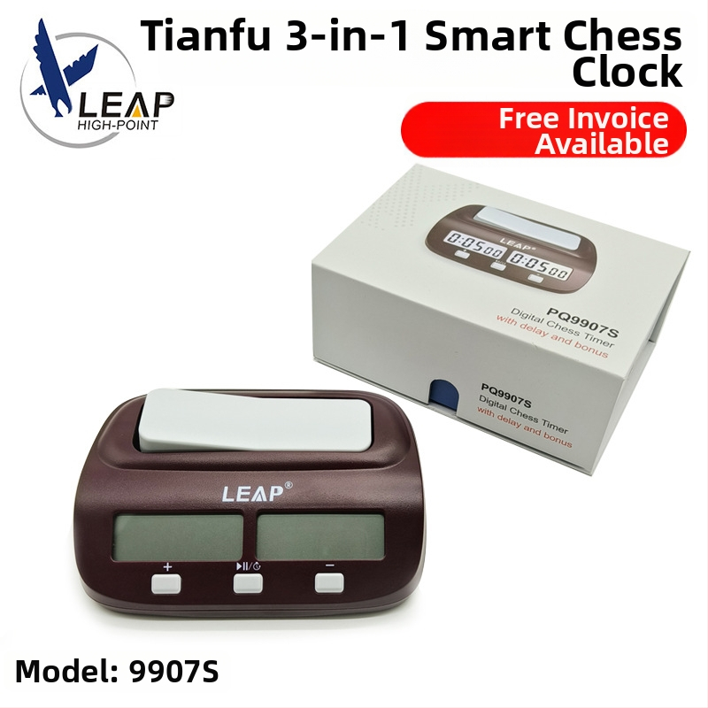 Elektronický šachový časovač, telo z ABS, 252 g, možnosť tlače loga, vhodný pre šachy a kartové hry