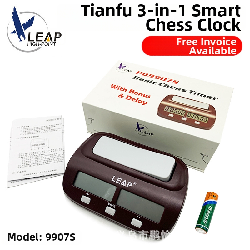 Elektronický šachový časovač, telo z ABS, 252 g, možnosť tlače loga, vhodný pre šachy a kartové hry