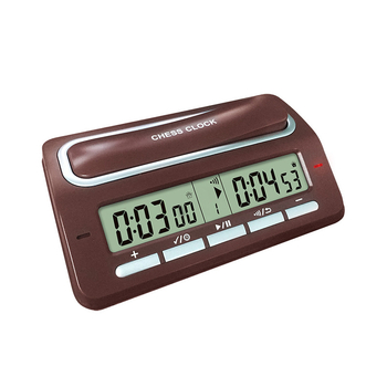 PS-393 Ηλεκτρονικό χρονόμετρο σκακιού, ABS σώμα, λειτουργία παύσης, αντιολισθητικό, 370 g