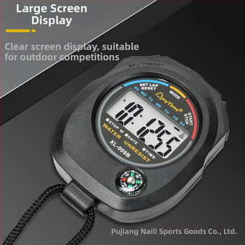 Elektronický časovač s ABS púzdrom, rozmery 62×82×22 mm, hmotnosť 50 g, 2-kanálový displej