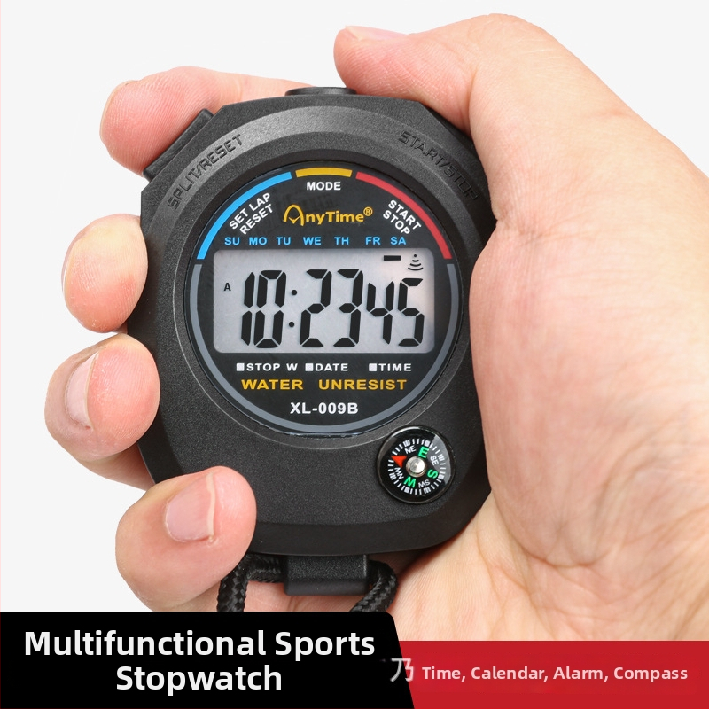 Elektronický časovač s ABS púzdrom, rozmery 62×82×22 mm, hmotnosť 50 g, 2-kanálový displej