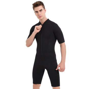 Sbart 3mm muški potapljački wetsuit s kratkim rukavima, topao, 90% gume i 10% najlona