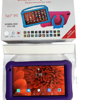 Gyerekeknek szóló Android tablet IPS kijelzővel, MTK nyolcmagos 1,6 GHz processzorral, 16 GB tárhellyel, 56 nyelvet támogat