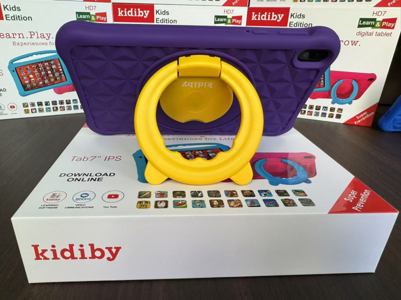 Gyerekeknek szóló Android tablet IPS kijelzővel, MTK nyolcmagos 1,6 GHz processzorral, 16 GB tárhellyel, 56 nyelvet támogat