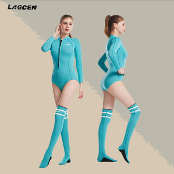 Lang Chen Ženski Neopren Wetsuit 2.5mm za Surfanje i Snorkanje — Topao, Jednodelni