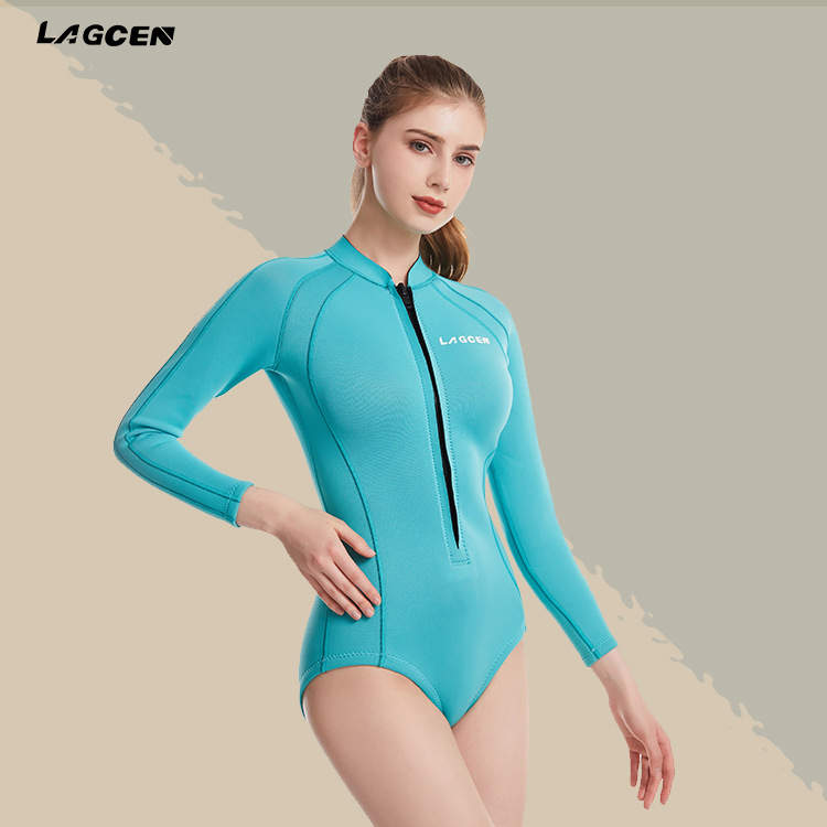 Lang Chen Ženski Neopren Wetsuit 2.5mm za Surfanje i Snorkanje — Topao, Jednodelni