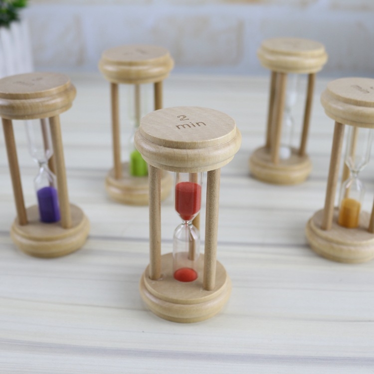 Drveni pješčani časovnik 1/2/3 minute – kreativni kućni dekor, ručno izrađeni privjesak (Materijal: drvo; Vrijeme: 1/2/3 minute; Postup: puhanje; Kategorija: ručno izrađeni privjesak)
