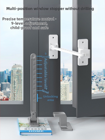 Obmedzovač okna pre casement s uzamkom, model 20201202, materiál: Iné, úpravy: Nie, vhodné pre iné okná