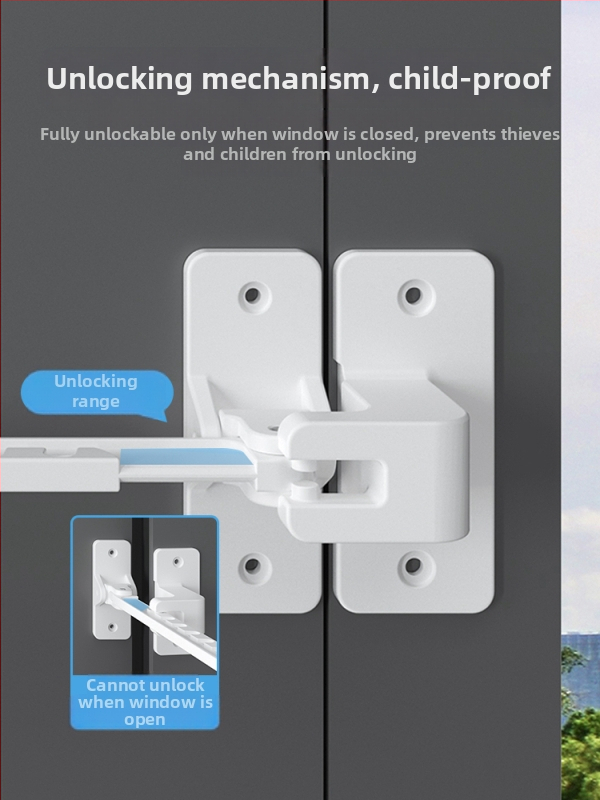 Obmedzovač okna pre casement s uzamkom, model 20201202, materiál: Iné, úpravy: Nie, vhodné pre iné okná