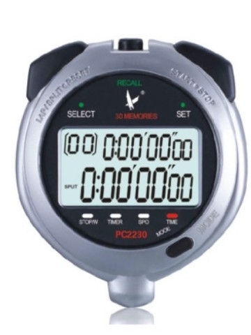 Elektronički štoper s funkcijom pauze, vodootporno ABS kućište, 60 g, za trčanje i atletiku