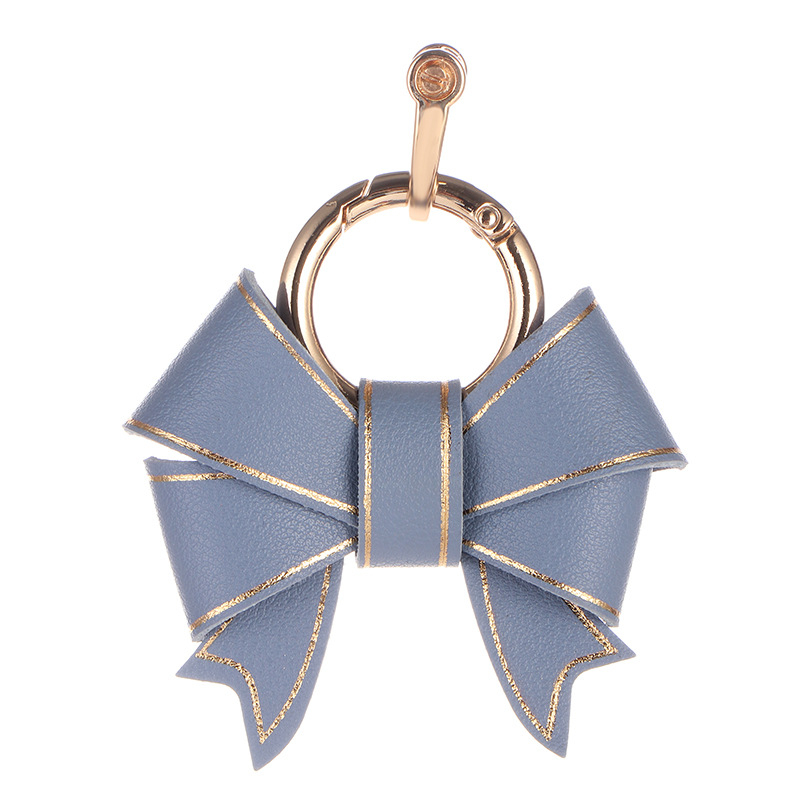 Privesak za ključeve u obliku mašnje od umjetne kože, lagani luksuzni stil, individualno pakiranje