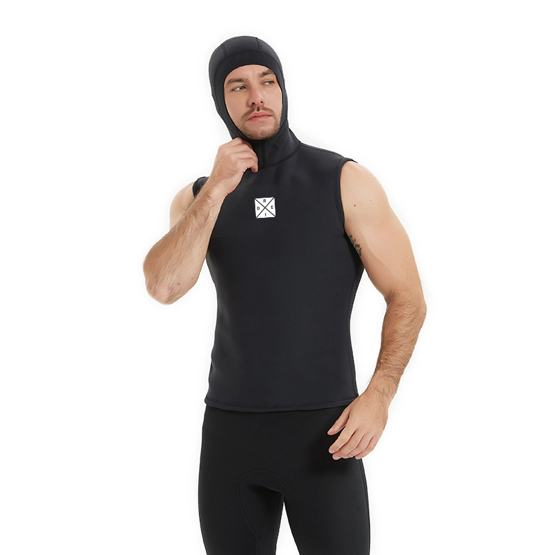 Neopren prsluk za ronjenje (neopren, topao, unisex odrasli, za ronjenje i plivanje)