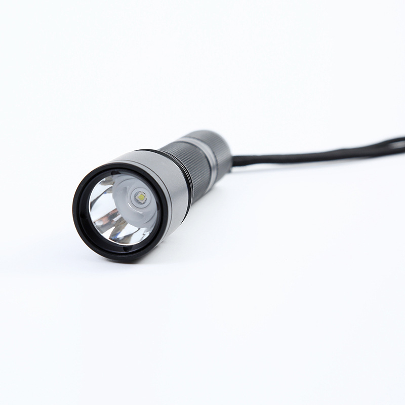 Eksplozijski otporna LED svjetiljka, aluminijsko tijelo, 3W LED, 2000 mAh punjiva litijska baterija, vodootporna glavna svjetiljka za glavu s 360° rotacijom i dometom 200–500 m.