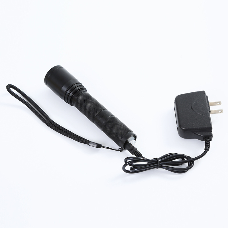 Eksplozijski otporna LED svjetiljka, aluminijsko tijelo, 3W LED, 2000 mAh punjiva litijska baterija, vodootporna glavna svjetiljka za glavu s 360° rotacijom i dometom 200–500 m.
