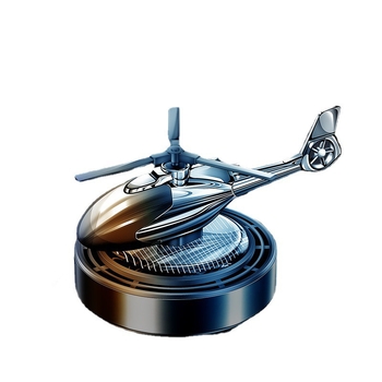 Ηλιακά τροφοδοτούμενο διακοσμητικό ελικόπτερο αυτοκινήτου για αρωματοθεραπεία και εξάλειψη οσμών