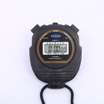 Elektronički štoper Thunder Win Card s funkcijom pauze, akrilno kućište, otporan na vodu: ne, mogućnost tiska logotipa