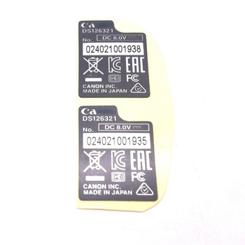 Canon etichetă autoadezivă pentru partea inferioară a carcasei 5D2/5D4 (5D3/5DS/5DSR) 600II — procesare OEM
