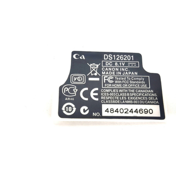 Canon etichetă autoadezivă pentru partea inferioară a carcasei 5D2/5D4 (5D3/5DS/5DSR) 600II — procesare OEM