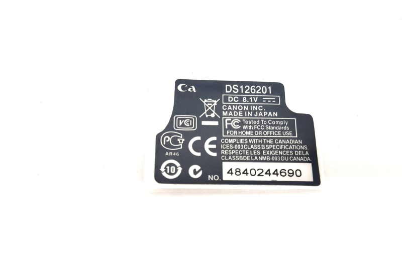 Canon etichetă autoadezivă pentru partea inferioară a carcasei 5D2/5D4 (5D3/5DS/5DSR) 600II — procesare OEM