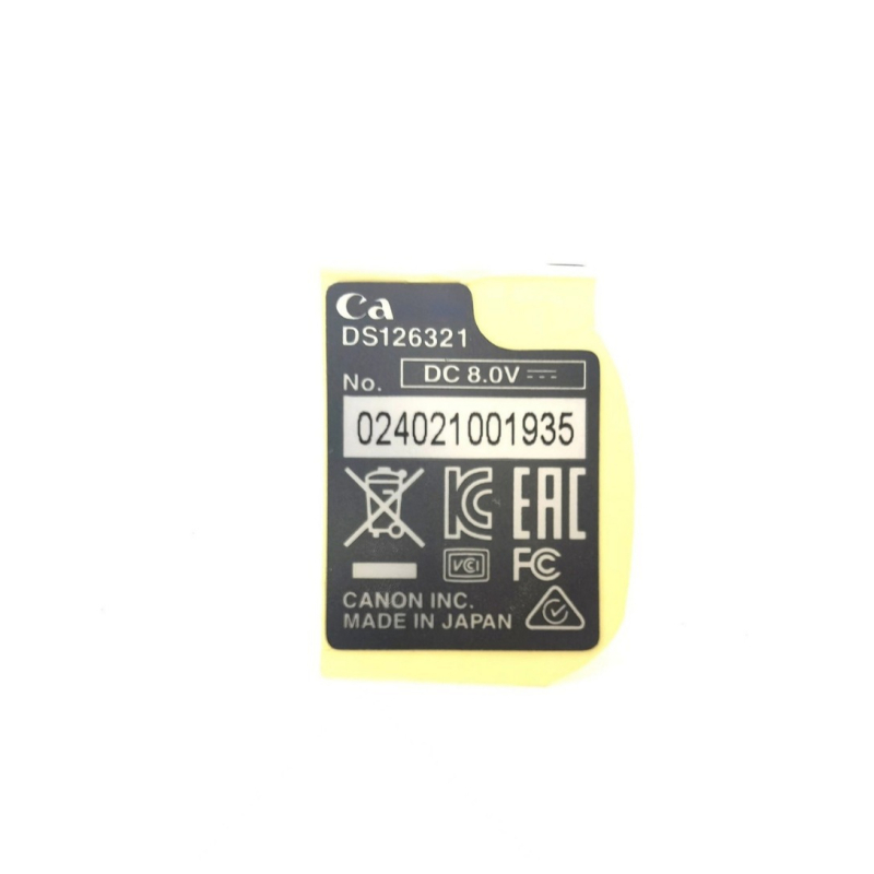 Canon etichetă autoadezivă pentru partea inferioară a carcasei 5D2/5D4 (5D3/5DS/5DSR) 600II — procesare OEM