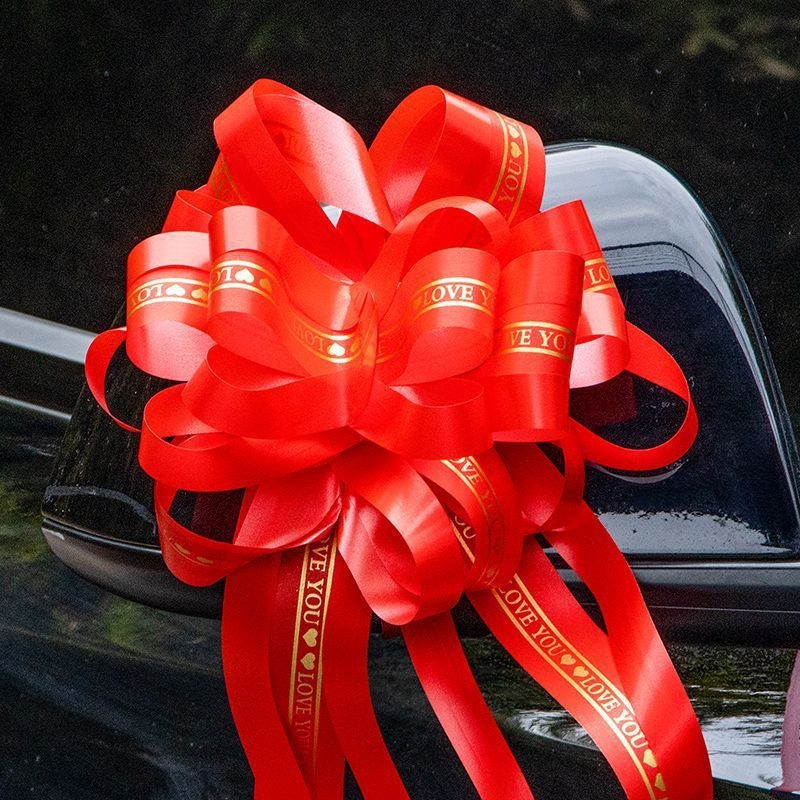 Dekor za svatbeni automobil s hortenzijama i mašnicama, uređenje prostora za vjenčanje