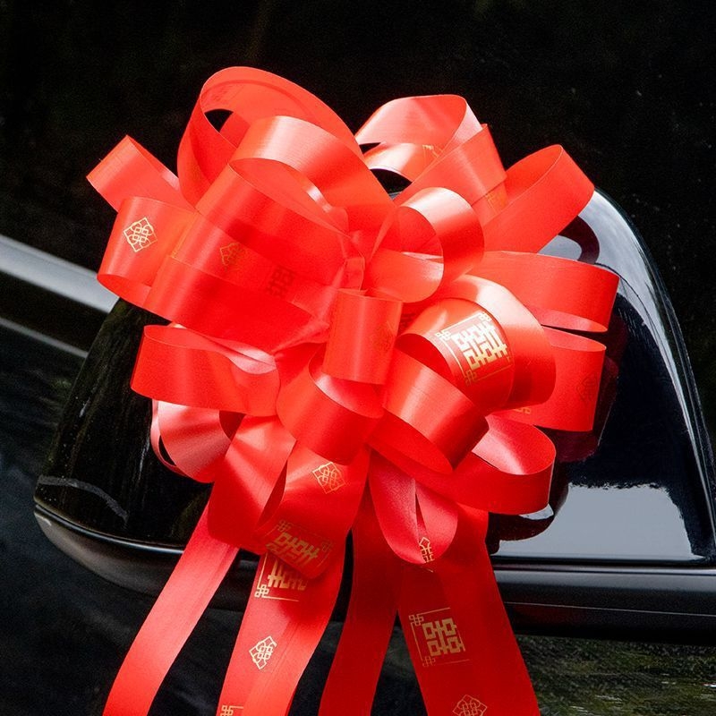 Dekor za svatbeni automobil s hortenzijama i mašnicama, uređenje prostora za vjenčanje