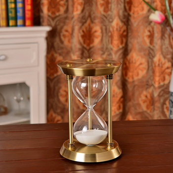 Pješčani sat-časovnik, stakleni, retro europskog stila, dekorativni viseci ukras za dom s mogućnošću tiska logotipa