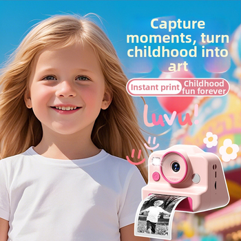 Detská tlačová kamera CP01 – 2,4-palcový LCD, 48MP, TF karta, ABS telo