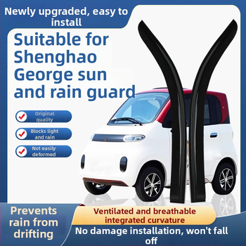 PU materiálový dažďový štít okna pre elektrické štvorkolesové vozidlo – ochrana proti dažďu okna; bez úprav