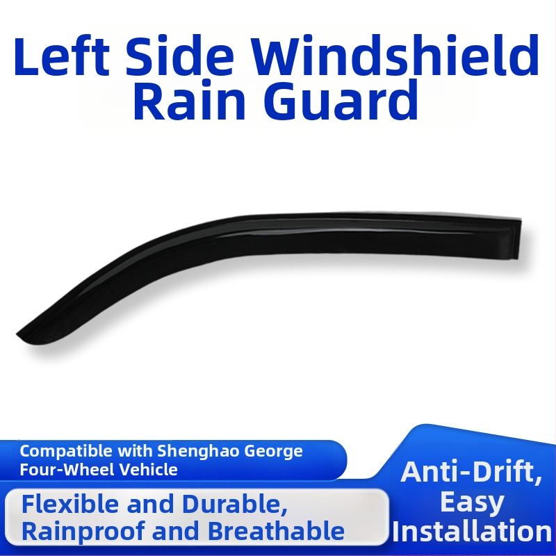 PU materiálový dažďový štít okna pre elektrické štvorkolesové vozidlo – ochrana proti dažďu okna; bez úprav