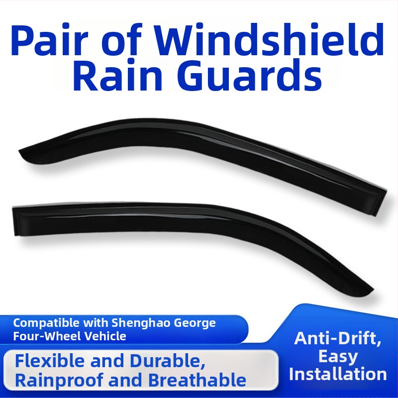 PU materiálový dažďový štít okna pre elektrické štvorkolesové vozidlo – ochrana proti dažďu okna; bez úprav