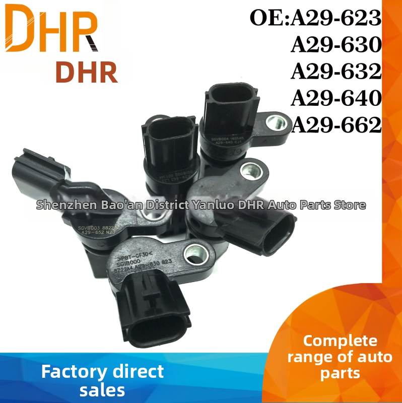 Senzor polohy kľukového hriadeľa pre Nissan Teana — kompatibilné modely A29-630, A29-632, A29-623, A29-652, A29-662; rozsah merania: štandardný; presnosť merania: štandardná.