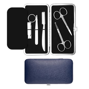 Комплект за подстригване на вежди и носни косми — неръждаема стомана, козметични инструменти (клип за вежди)