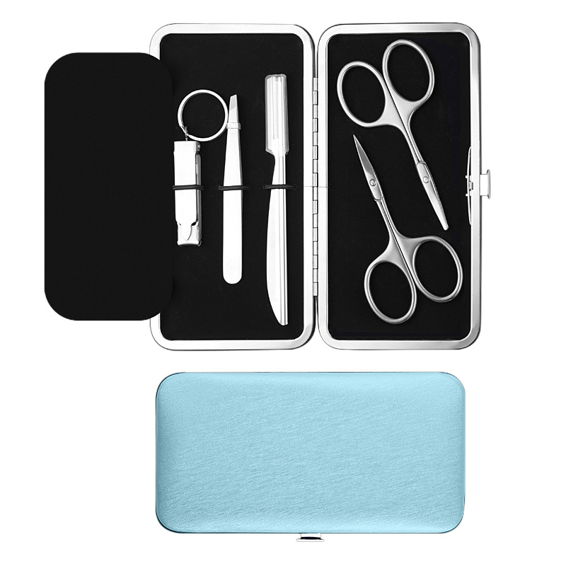 Комплект за подстригване на вежди и носни косми — неръждаема стомана, козметични инструменти (клип за вежди)