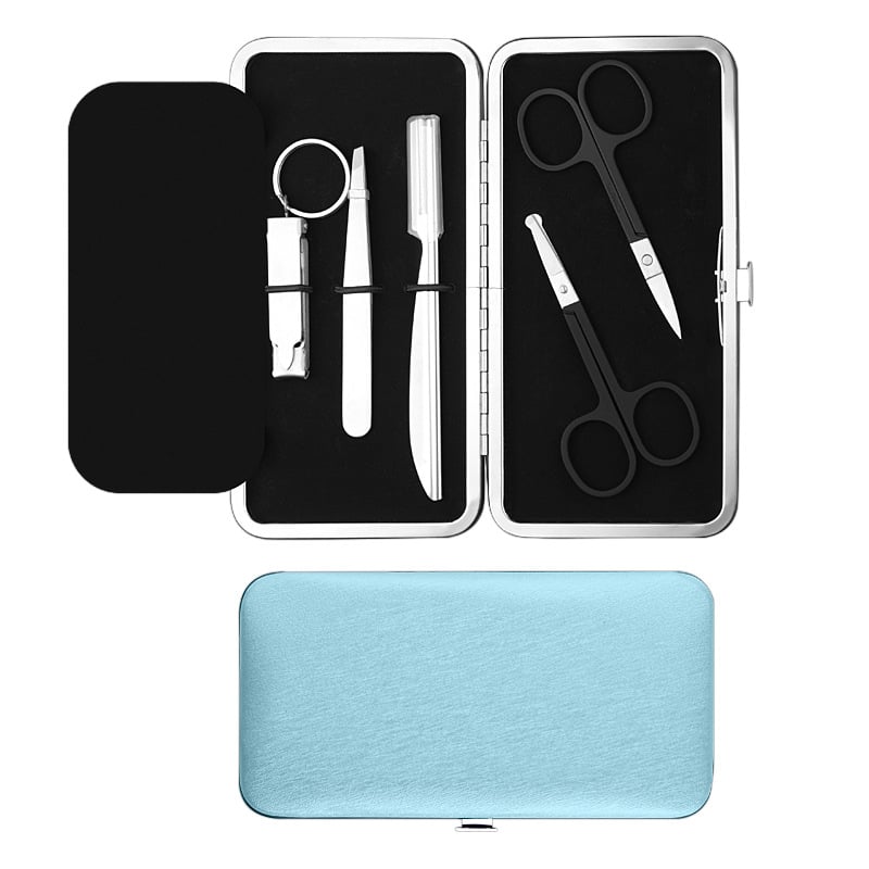 Комплект за подстригване на вежди и носни косми — неръждаема стомана, козметични инструменти (клип за вежди)