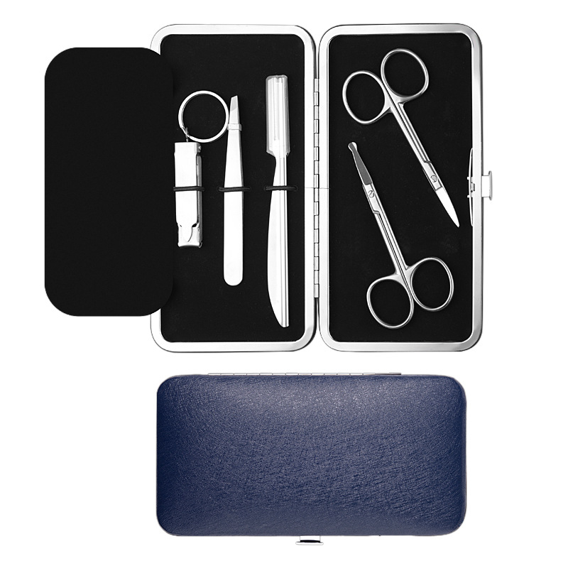 Комплект за подстригване на вежди и носни косми — неръждаема стомана, козметични инструменти (клип за вежди)