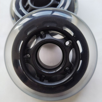 Inline görkorcsolya kerekek, PU, csendes, magas rugalmasságú, PP mag