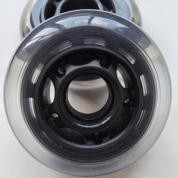 Inline görkorcsolya kerekek, PU, csendes, magas rugalmasságú, PP mag