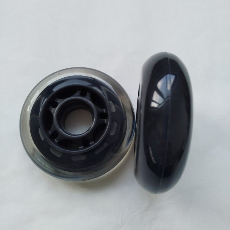 Inline görkorcsolya kerekek, PU, csendes, magas rugalmasságú, PP mag