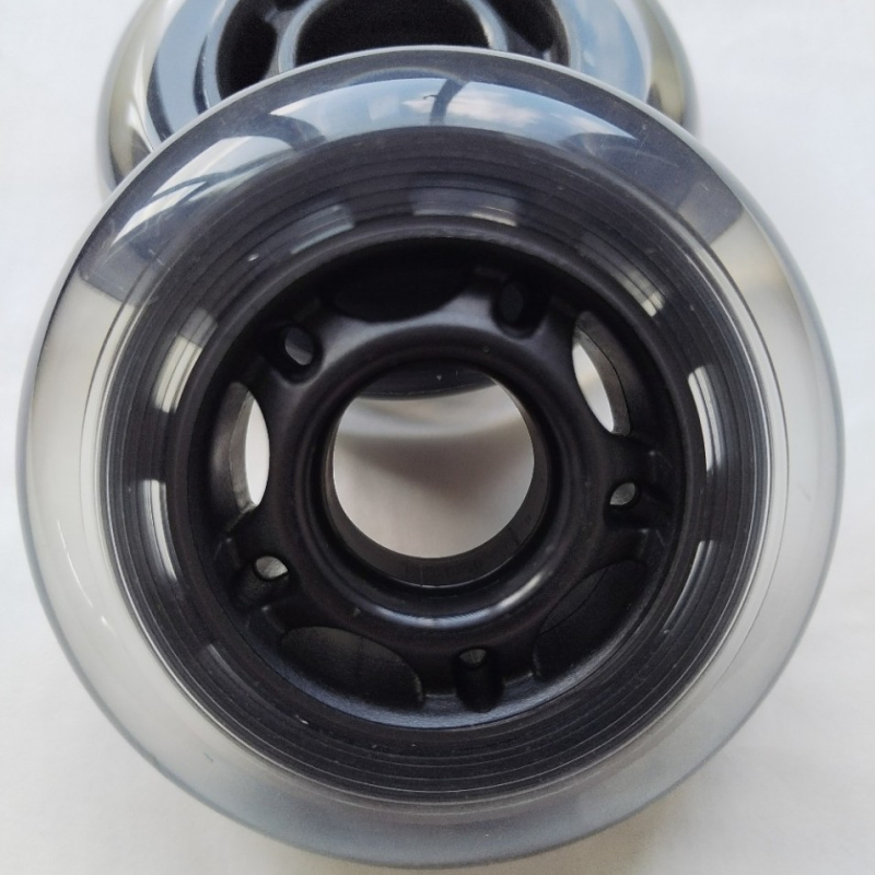 Inline görkorcsolya kerekek, PU, csendes, magas rugalmasságú, PP mag