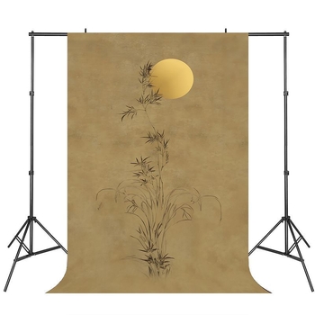 K1V Textilné pozadie pre fotografiu – interiérové štúdio, retro čínske Hanfu, rodinná fotografia